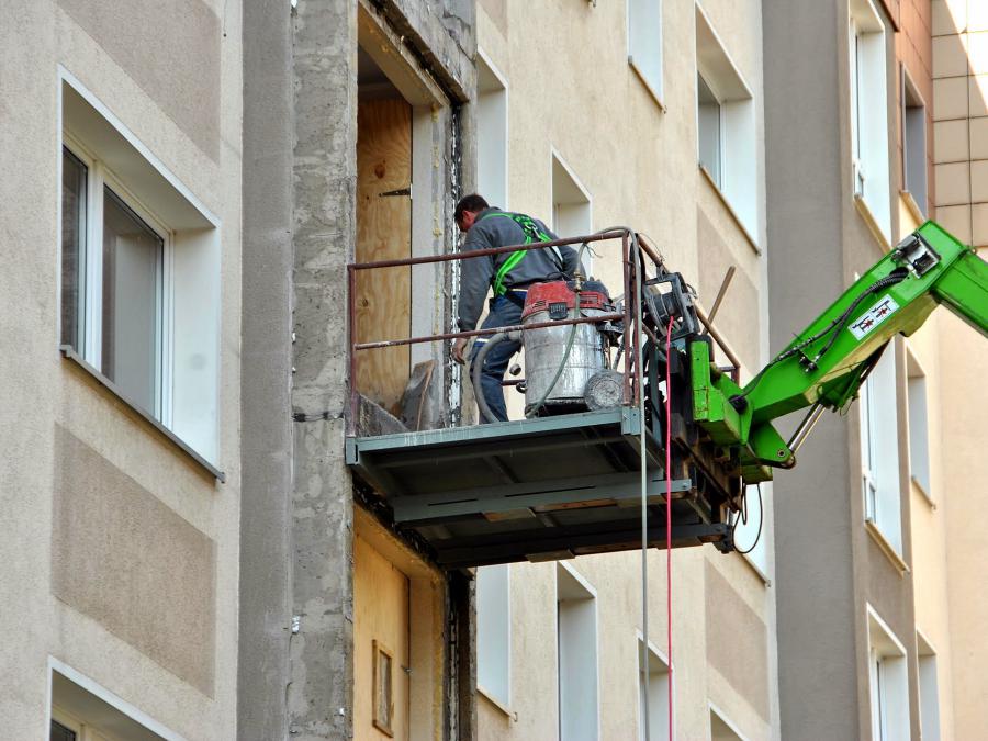 Fahrstuhlanbau WG Aufbau Dresden